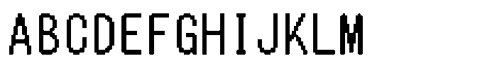 HG Dot Maru Gothic B HGDot Maru Gothic B24-22 Regular Font UPPERCASE