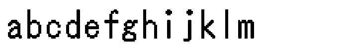 HG Dot Maru Gothic B HGDot Maru Gothic B24-22 Regular FONT