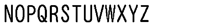 HG Dot Maru Gothic B HGDot Maru Gothic B48-46 Regular Font UPPERCASE