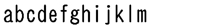 HG Dot Maru Gothic B HGDot Maru Gothic B48-46 Regular FONT