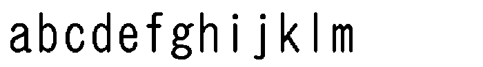 HG Dot Maru Gothic B Regular FONT