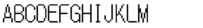HG Dot Maru Gothic M HGDot Maru Gothic M16-15 Regular Font UPPERCASE