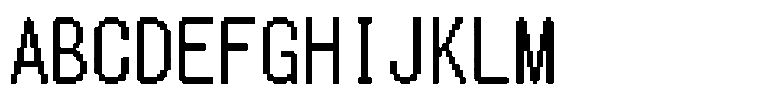 HG Dot Maru Gothic M HGDot Maru Gothic M24-23 Regular Font UPPERCASE