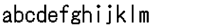 HG Dot Maru Gothic M HGDot Maru Gothic M24-23 Regular FONT