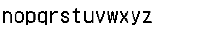 HG Dot Maru Gothic M HGDot Maru Gothic M24-23 Regular Font LOWERCASE