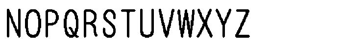 HG Dot Maru Gothic M HGDot Maru Gothic M56-54 Regular Font UPPERCASE