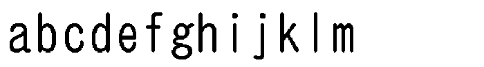 HG Dot Maru Gothic M HGDot Maru Gothic M56-54 Regular FONT