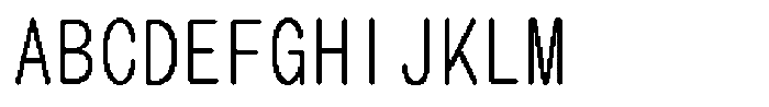 HG Dot Maru Gothic M Regular Font UPPERCASE
