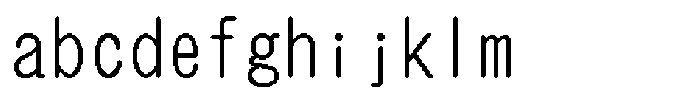 HG Dot Maru Gothic M Regular FONT