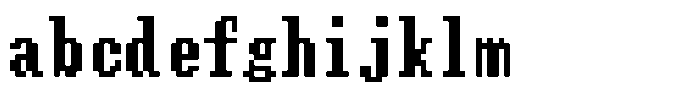 HG Dot Mincho B HGDot Mincho B14-13 Regular FONT