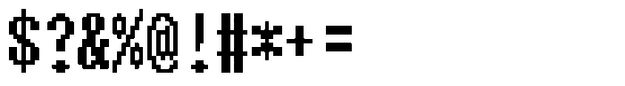 HG Dot Mincho B HGDot Mincho B16-15 Regular Font OTHER CHARS