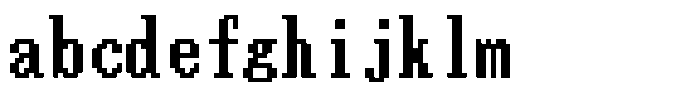 HG Dot Mincho B HGDot Mincho B16-15 Regular FONT