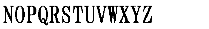 HG Dot Mincho B Regular Font UPPERCASE