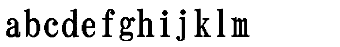 HG Dot Mincho B Regular FONT