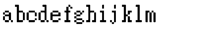 HG Dot Mincho M HGDot Mincho M12-11 Regular FONT