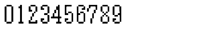 HG Dot Mincho M HGDot Mincho M14-13 Regular Font OTHER CHARS