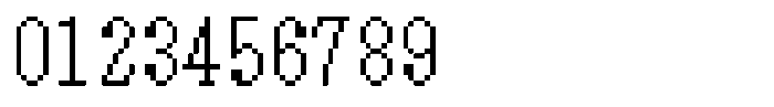 HG Dot Mincho M HGDot Mincho M16-15 Regular Font OTHER CHARS