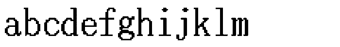 HG Dot Mincho M HGDot Mincho M24-23 Regular FONT