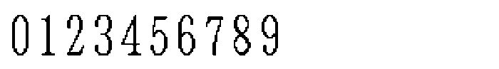 HG Dot Mincho M HGDot Mincho M32-30 Regular Font OTHER CHARS