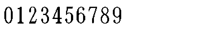 HG Dot Mincho M HGDot Mincho M36-35 Regular Font OTHER CHARS