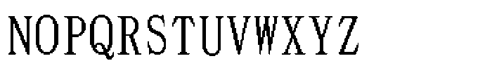 HG Dot Mincho M HGDot Mincho M40-38 Regular Font UPPERCASE