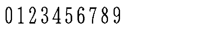 HG Dot Mincho M HGDot Mincho M48-46 Regular Font OTHER CHARS