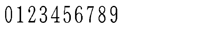 HG Dot Mincho M HGDot Mincho M64-60 Regular Font OTHER CHARS
