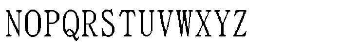 HG Dot Mincho M HGDot Mincho M64-60 Regular Font UPPERCASE