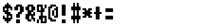 HG Dot New Gothic B HGDot New Gothic B12-11 Regular Font OTHER CHARS
