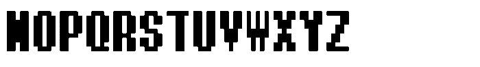 HG Dot New Gothic B HGDot New Gothic B12-11 Regular Font UPPERCASE
