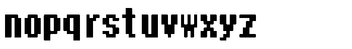 HG Dot New Gothic B HGDot New Gothic B12-11 Regular Font LOWERCASE