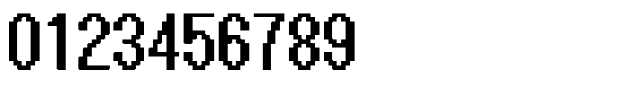 HG Dot New Gothic B HGDot New Gothic B16-15 Regular Font OTHER CHARS
