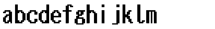 HG Dot New Gothic B HGDot New Gothic B16-15 Regular FONT