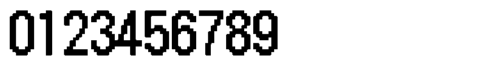 HG Dot New Gothic B HGDot New Gothic B18-18 Regular Font OTHER CHARS
