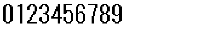 HG Dot New Gothic B HGDot New Gothic B20-19 Regular Font OTHER CHARS