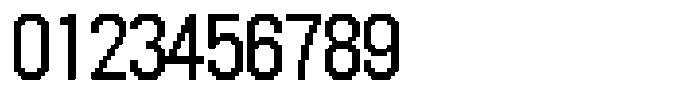 HG Dot New Gothic B HGDot New Gothic B20-20 Regular Font OTHER CHARS
