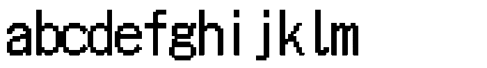 HG Dot New Gothic B HGDot New Gothic B20-20 Regular FONT