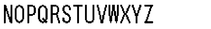 HG Dot New Gothic B HGDot New Gothic B24-23 Regular Font UPPERCASE