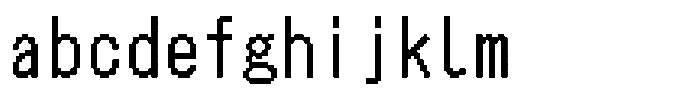 HG Dot New Gothic B HGDot New Gothic B24-23 Regular FONT