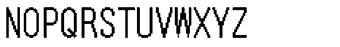 HG Dot New Gothic B HGDot New Gothic B26-25 Regular Font UPPERCASE