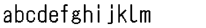 HG Dot New Gothic B HGDot New Gothic B26-25 Regular FONT