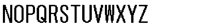 HG Dot New Gothic B HGDot New Gothic B30-29 Regular Font UPPERCASE