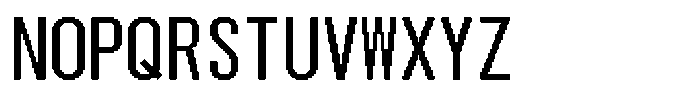HG Dot New Gothic B HGDot New Gothic B40-38 Regular Font UPPERCASE