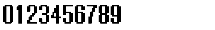 HG Dot New Gothic B Regular Font OTHER CHARS