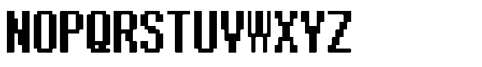 HG Dot New Gothic B Regular Font UPPERCASE