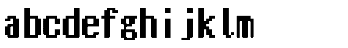 HG Dot New Gothic B Regular FONT