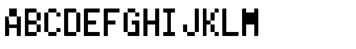 HG Dot New Gothic M HGDot New Gothic M10-9 Regular Font UPPERCASE