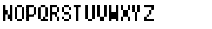 HG Dot New Gothic M HGDot New Gothic M10-9 Regular Font UPPERCASE