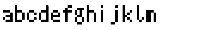 HG Dot New Gothic M HGDot New Gothic M10-9 Regular FONT