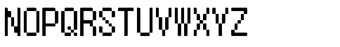 HG Dot New Gothic M HGDot New Gothic M12-11 Regular Font UPPERCASE